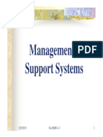 Management Support Systems Support Systems: 2/26/2013 SA-ISMD-3-3 1