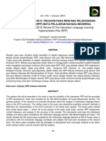 Study The Curriculum 2013: Review of The Indonesian Language Learning Implementation Plan (RPP)