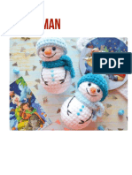 Crochet Pattern - Snowman