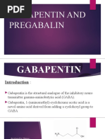 Gabapantin and Pregabalin