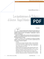 Los Institutenses de Toluca y El Doctor Ángel María Garibay K.