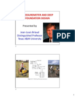 6077 Pressuremeter and Foundation Design - Deep Foundations ARCHIVE