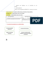 Mecanismos y clasificación de los antimicrobianos