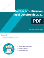 Boletín legal Octubre 2021