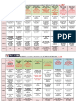 CRP Time Table 13th - 19th Sep 2021