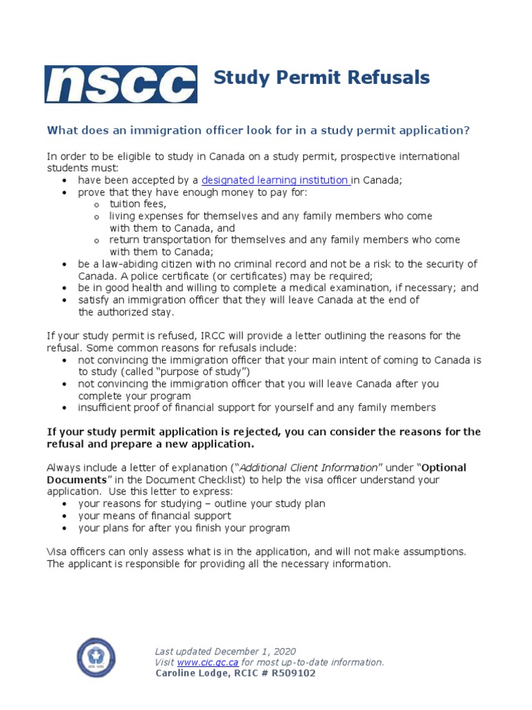 Study Permit Refusal Insights and Solutions | PDF | Travel Visa