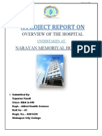 A Project Report On: Overview of The Hospital