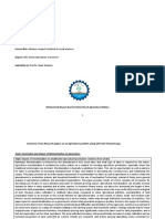 Agriculture Mechanization Research Summary