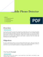 Mobile Phone Detector: Mohamed Ismail.K Sandhavan.S Praveen Kumar.D Perumal - PK