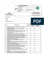 Cheklist Audit Internal Pamungpeuk