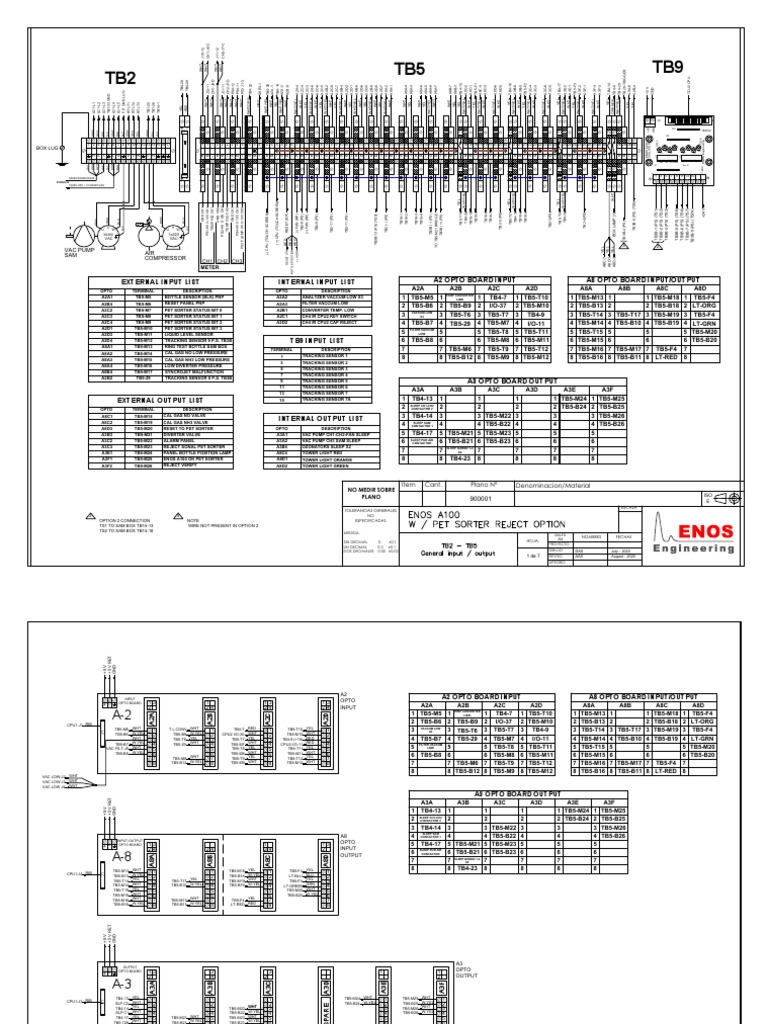 Enos A100 Cad W Pet Sorter Reject Option | PDF