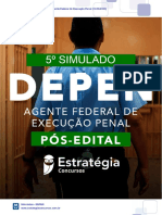 5º Simulado DEPEN Pós-Edital