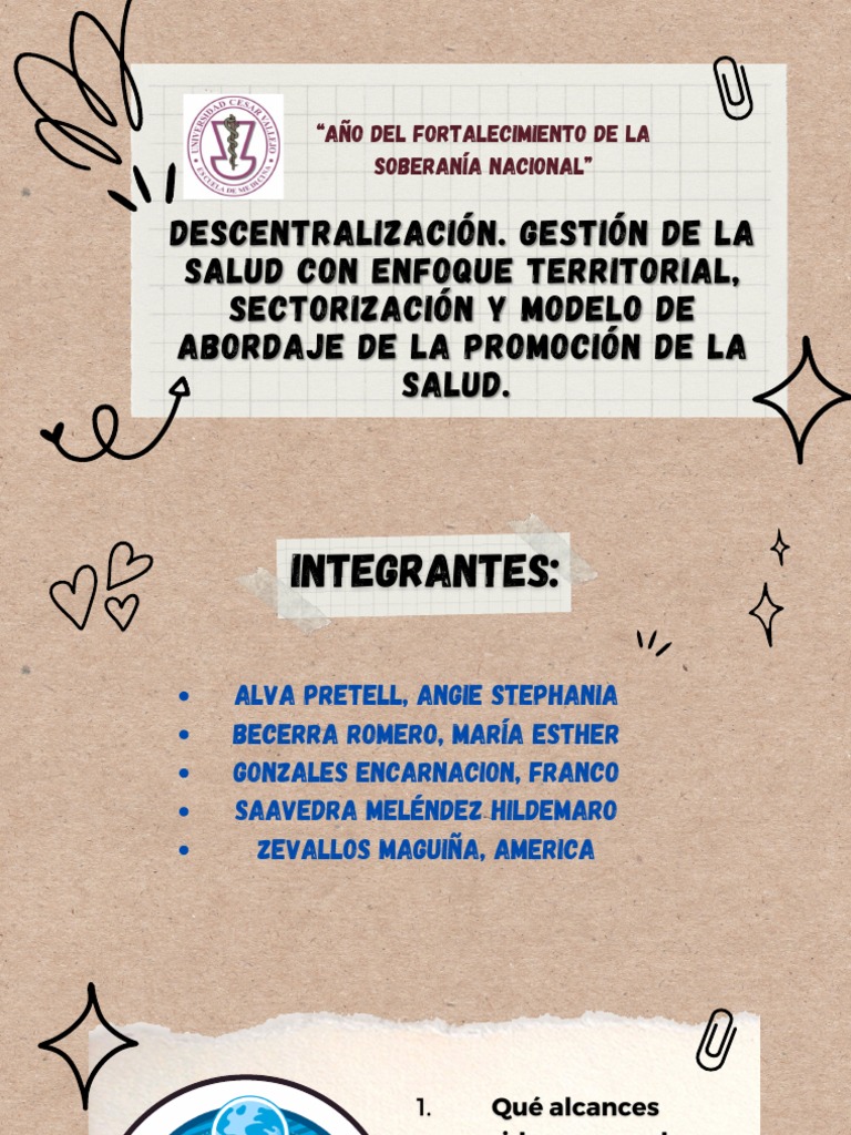 Descentralización. Gestión de La Salud Con Enfoque Territorial ...