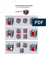 Pasos para Resolver El Cubo de Rubik