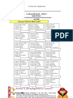 Can You Find Out What I Am?: A Vida Profissional - Ficha 1