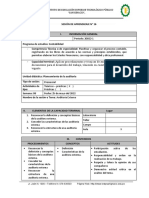 Sesion 16 Planeamiento de Auditoria