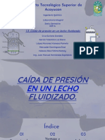 P - Lecho Fluidizado - Equipo 3 - Iq - 609-A - U1 - Lab. Int. 1