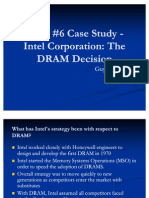 Intel DRAM Case Study Presentation