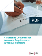 A Guidance Document For Insurance Requirements in Various Contracts