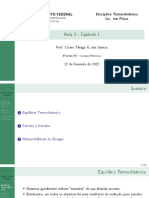 Aula 2 Termodinâmica - Cap1 (Callen)