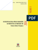 Desafios da escola pública paranaense na perspectiva do professor PDE