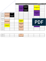 Horario de clases Estructura y Función II