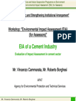 1415 Eia of A Cement Industry