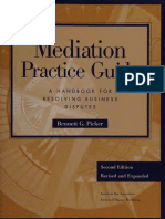 Mediation Practice Guide A Handbook For Resolving Business Disp