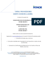 Instructivo Portal de Proveedores Grupo Hl-2020