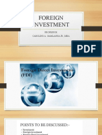 Foreign Investment: Professor Carolino A. Gamlanga JR., Mba