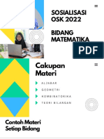 Sosialisasi OSN-K 2022 Matematika