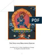 The Nine-Fold Breathing Exrcise: According To The 13-Deity Vajrabhairava Lineage As Taught by Lhundub Pandita