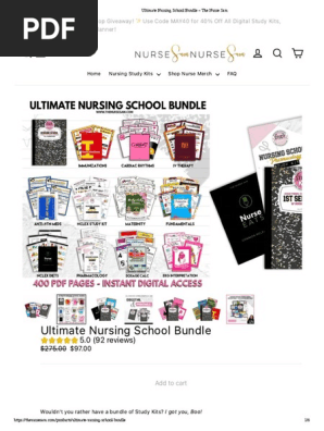 Ultimate Nursing School Bundle – The Nurse Sam
