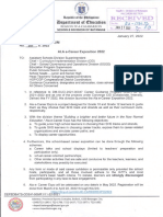 Division Memorandum - s2022 - 027