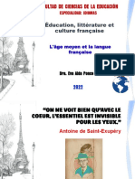 1 Edad Media. Orígenes de La Lengua Francesa. Primeras Manifestaciones Literariasarchivo