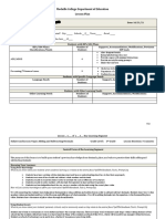 Medaille College Department of Education Lesson Plan