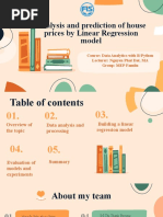 Analysis and Prediction of House Prices by Linear Regression Model