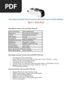 Listharga Printer ID Card