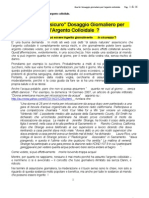 4 - Argento Colloidale - Quale è il Dosaggio Giornaliero Sicuro