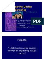 Engineering Design Workshop: For Educators