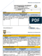 Planificación microcurricular Unidad Educativa Fiscal Nocturna Mar Territorial