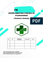 Pedoman KP - Pasien Safety