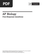 AP Biology: Free-Response Questions