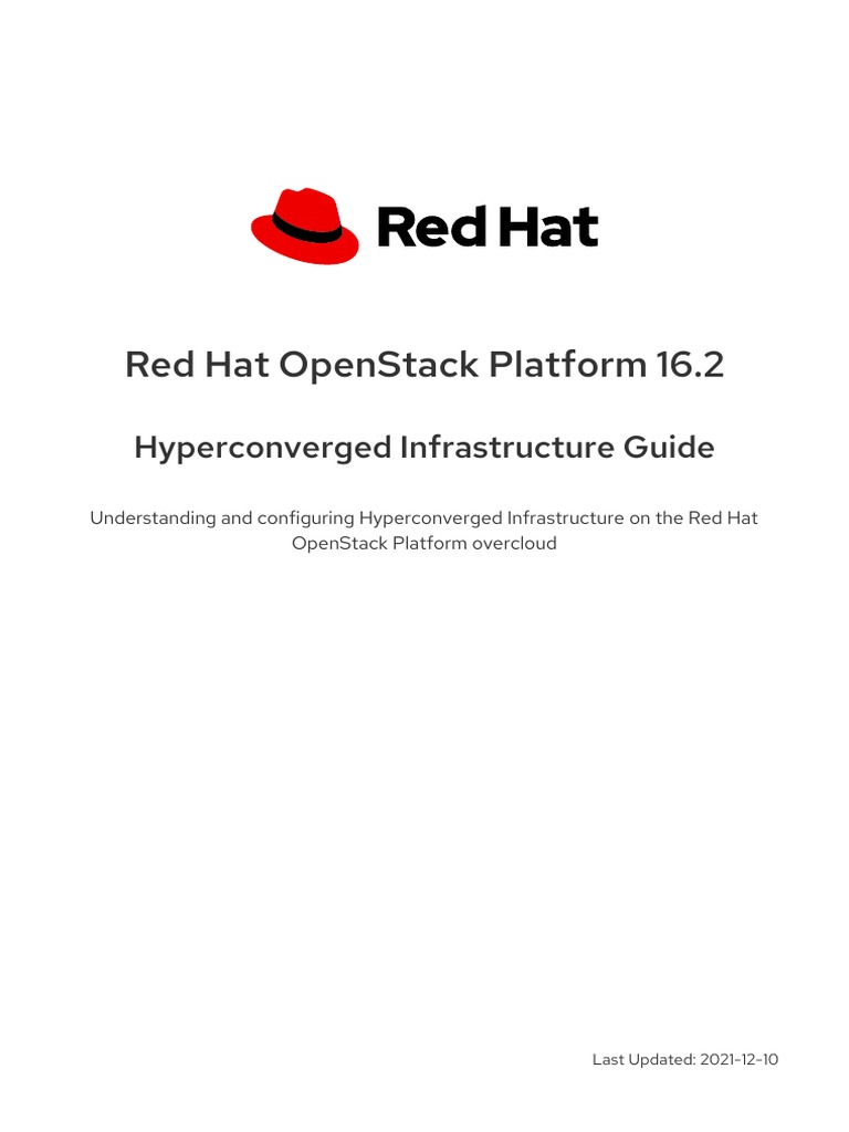 Red Hat Openstack Platform-16.2-Hyperconverged Infrastructure Guide-En ...