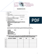 Requisito de Datos para DEFENSA CIVIL - para 4J&G