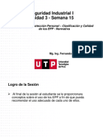 Seguridad Industrial I - S15.s1 - Material - Equipos de Protección Personal - Clasificación y Calidad de Los EPP - Normativa