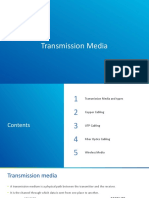 Types of Transmission Media and Their Characteristics