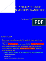 General Applications of Enzymes in Medicines and Food