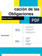 Clasificación de Las Obligaciones Clase I