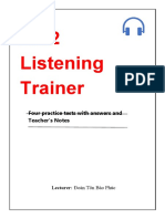 A2.2 Listening Trainer: Four Practice Tests With Answers and Teacher's Notes